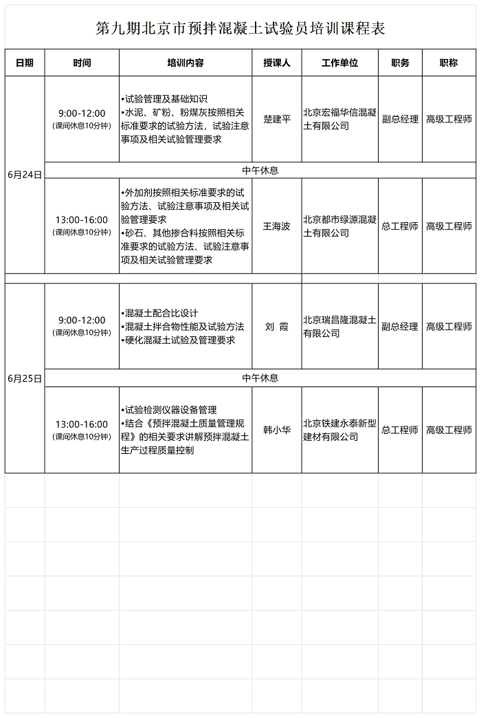 第九期北京市预拌混凝土试验员培训课程表(1)_培训课程表.png